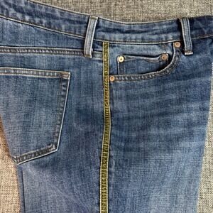 Women J.Crew Straight Leg Jeans | Waist 28 - Est. Size 6/8| Velvet Tuxedo Stripe